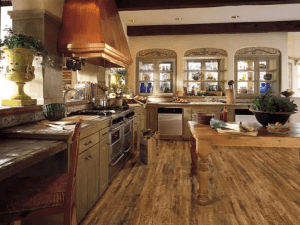 hardwood flooring in kitchen