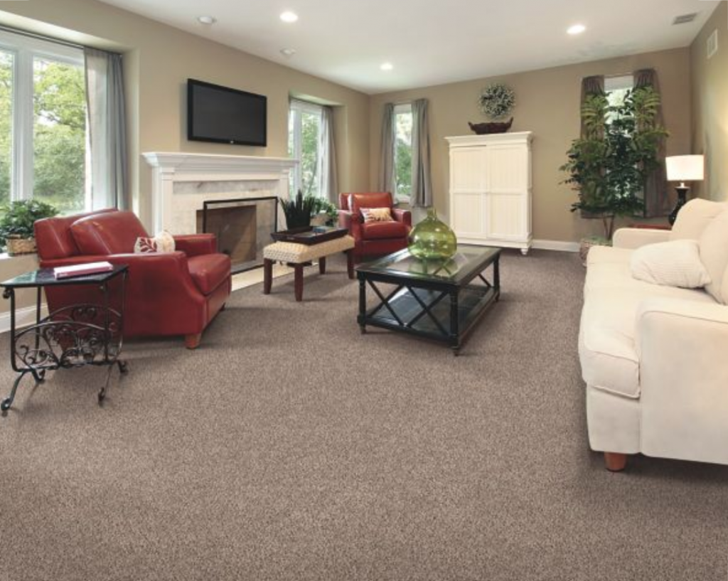 Living room carpet flooring