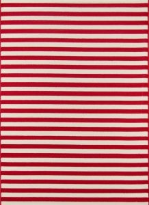 momeni baja red stripe rug