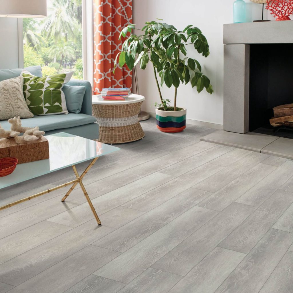 Camargo oak vinyl flooring in living room