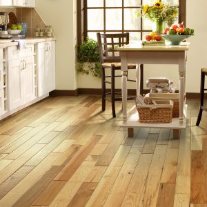 hand-scraped hardwood flooring