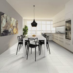 White tile flooring | Dolphin Carpet & Tile