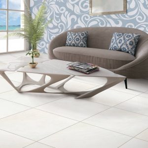 White tiles for living room | Dolphin Carpet & Tile