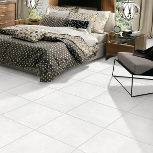 White tiles for bedroom | Dolphin Carpet & Tile